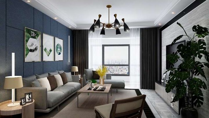 國(guó)花園126㎡簡(jiǎn)約風(fēng)格案例賞析