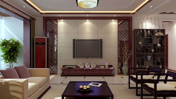 康馨雅苑182㎡簡中式風(fēng)格案例