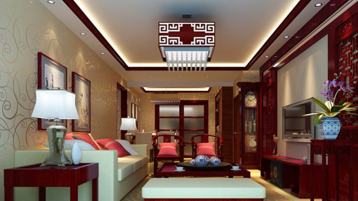 鳳凰世嘉138㎡中式風格案例