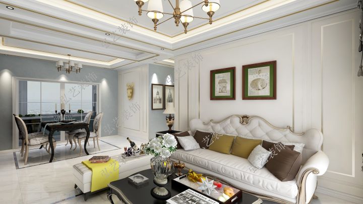 景泰翰林-105平米-8萬元-溫文爾雅的設(shè)計