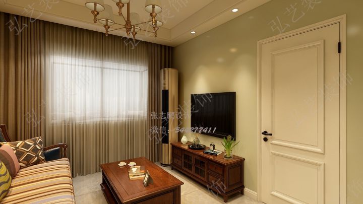 景泰翰林-73平米-美式風格