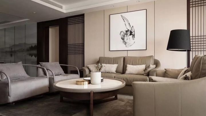 裝修設(shè)計(jì)效果圖，新中式裝修設(shè)計(jì)效果圖案例