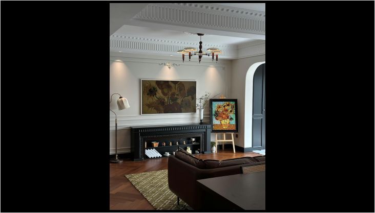 法式復(fù)古實(shí)景落地