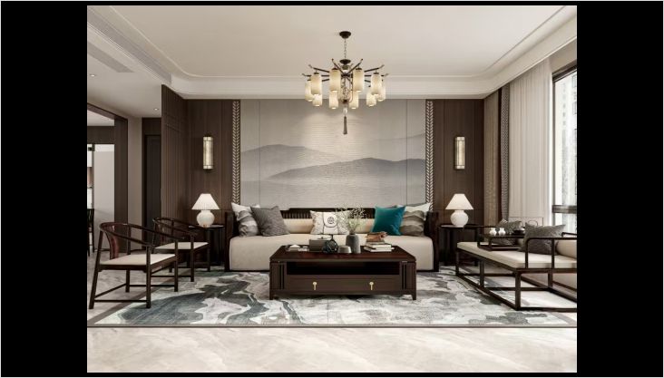 新中式，禪意與高級感撞了個(gè)滿懷